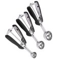 thumbnail image 2 of Fyydes 3PCS Ice Cream Scoop Cookies Scoop Set Stainless Steel Ice Cream Spoon Digger, 2 of 8