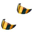 thumbnail image 1 of Transemion Detachable Replacement Full Face Insert Only for Z8 Visor Lens Impact Resistant Crystal Clear Red 28x14cm 2Set, 1 of 6