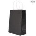 thumbnail image 4 of 25 PCS Kraft Paper Gift Bag With Handle for Wedding Candy Favor Bag Durable Large Capacity  Perfect for Parties Shopping Outgoing, 4 of 8