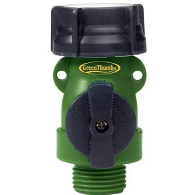 Fiskars 580862 Connecteur de Tuyau à Débit Complet Premium Pouce Vert , Poly