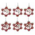 thumbnail image 3 of Wooden Round Cardinal Ornament (Asstd) - Set of 6, 3 of 4