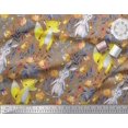 thumbnail image 2 of Soimoi Black Modal Satin Fabric Tendril & Abstract Decor Fabric Printed Yard 42 Inch Wide, 2 of 5