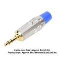 thumbnail image 4 of Audio Plug Audio Cable Jack 3.5mm Jack Adapter 5PCS 3.5mm Metal Jack Audio Cable Adapter Welding Head Plug DIY Stereo Connector, 4 of 8