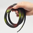 thumbnail image 4 of 80cm Realistic Appearance 3D Eyes Fake Snake Tricky Funny Spoof Artificial Snake Toy Halloween Gift, 4 of 7