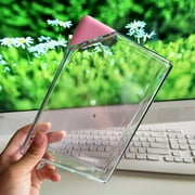 EGNMCR Cups Water Bottle Clear Book Portable Paper Pad Water Bottle Flat Drinks Kettle bottle bottle
