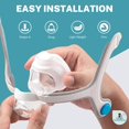 thumbnail image 4 of 2 Pack Replacement Cushion Compatible with N20 (Medium) AirFit AirTouch CPAP Nasal Mask, Premium and Snug Fit, Soft and Durable Material, Covers Nose (Medium), 4 of 4