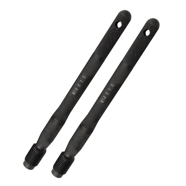 Mounting Guide Bolt, Wheel Hanger Alignment Pin Guide Tool Wheel Lug Bolt Automotive Mechanic Tool Wheel Mounting Guide Bolt Metric M14*1.5 Threads 2 Pack