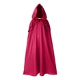 thumbnail image 1 of XZNGL Unisex Hooded Button Casual Party Retro Gothic Long Cloak Stage Outfit Tops, 1 of 1