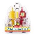 thumbnail image 2 of Melissa & Doug Condiments Set (6 Pcs) - Play Food, Stainless Steel Caddy, 2 of 5