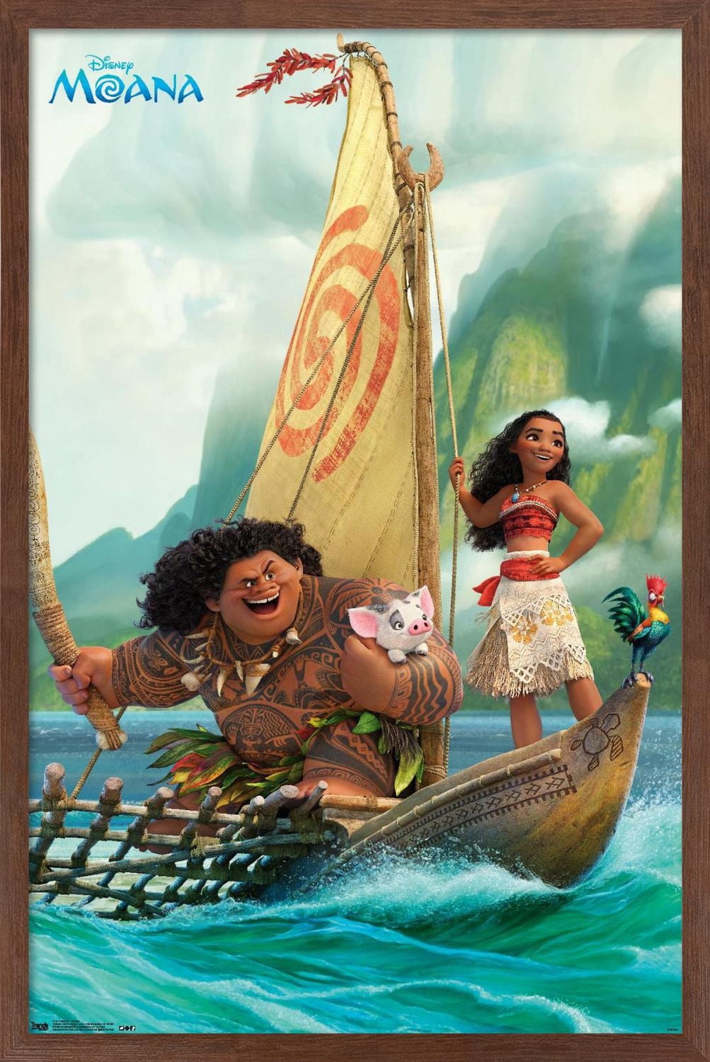 Disney Moana - Group Wall Poster, 22.375" x 34"
