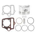 thumbnail image 2 of Engine Piston Rebuild Kit, Piston Rings Gasket Set Universal 52.4mm Bore  For 110cc 125cc ATV Dirt Pit Bike Go Kart, 2 of 8