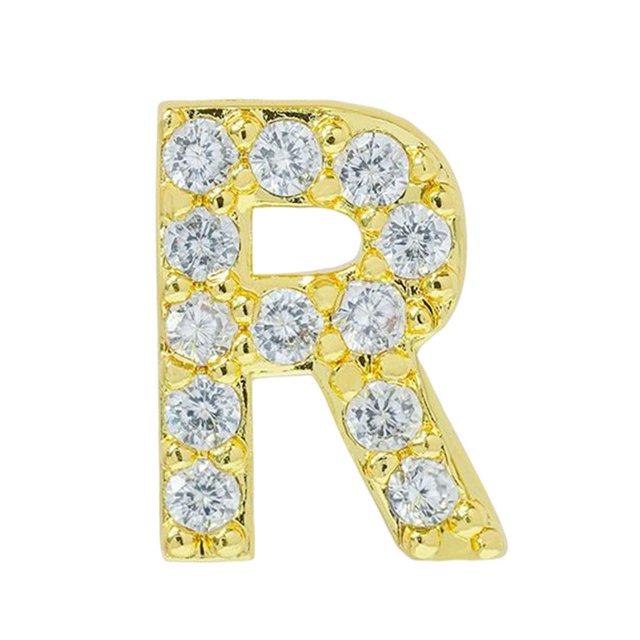 tredstone Simple Design Letter Rhinestone Earring Party Hiking Portable Stud Earrings Photo Shooting Ear Decor Jewellery R
