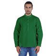 thumbnail image 1 of Atasi Chemise Henley Indienne pour Homme à Manches Longues, Décontractée, Col Mandarin, Courte Kurta, 1 of 7