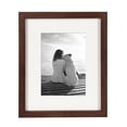 thumbnail image 2 of DesignOvation Gallery Wood Picture Frame (Set of 4), 8" x 10", Walnut Brown, 2 of 6