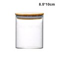 thumbnail image 2 of AMERTEER Transparent Clear High Cylinder Glass Sealed Kitchen Storage Bottle Jar with Lid Organization Container, 2 of 5