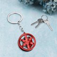 thumbnail image 1 of Meitianfacai Male And Female Small Gift Pendants Car Keychain Alloy Car Wheel Keychain Tire Rim Keychain Car Parts Model Key Chains Car Keyring Pendant, 1 of 4