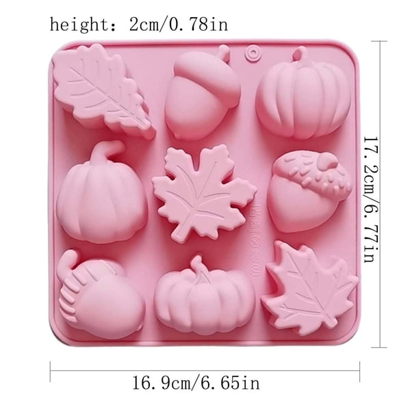 Silicone Mold for Chocolate, Candy, and Jelly with Floral Shapes for Baking