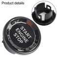 thumbnail image 2 of Black Engine Start Stop Button Knob Switch Decor Trim Cover For Jaguar XF For F-Pace 16-19 Car Interior Accessories, 2 of 12