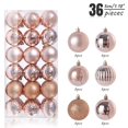 thumbnail image 2 of Christmas Ornaments 36-Pack Christmas Ball Ornaments With Strings  Shatterproof Plastic Christmas Bulbs  Hanging Decorations For  Tree  Holiday  Wedding  Party, 2 of 6
