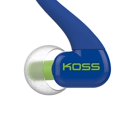 thumbnail image 3 of Koss KSC32i FitClips - Earphones with mic - in-ear - over-the-ear mount - wired - 3.5 mm jack - blue, 3 of 5