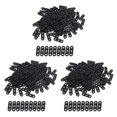 thumbnail image 1 of 300Pcs Fastener Tent Guy Line Runners Guyline Rope Lock Tensioner Camping Caravan Rope Fixing Buckle Adjustment Buckle,300 x Tent accessories,black, 1 of 8