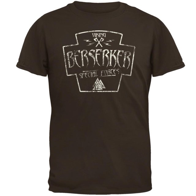 Berserker Viking Special Forces Retro Vintage Mens T Shirt