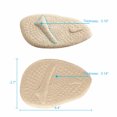 thumbnail image 4 of HURRISE 2 Paires de Coussins Antidérapants pour la Plante des Pieds pour Talons Hauts et Confort pour Femmes, 4 of 8