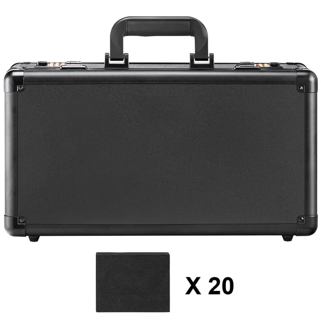KFFKFF 108 PSA Graded Card Storage Box 4 Slots Sports Card Holder Case Coded Lock