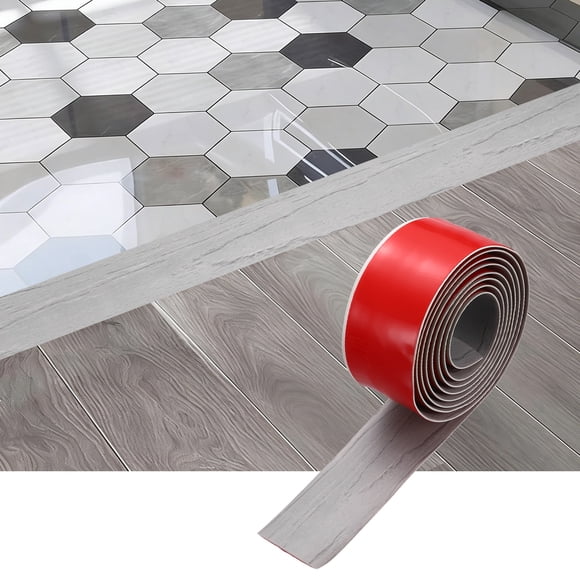Uxcell 3.2FT x 1.57" Floor Self Adhesive Vinyl Strip Molding, Beige