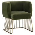 thumbnail image 1 of Sunpan Gala 19.5" Fauteuil Moderne en Tissu Vert Forêt, 1 of 8