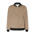 thumbnail image 5 of CEHVOM Manteau à Fermeture à Glissière à Poches Imprimé Décontracté pour Femmes en Liquidation, 5 of 5