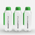 thumbnail image 1 of Smartbottle Bouteille d'Eau Mince Réutilisable, Verte, 500 ml / 16 Oz, Lot de 3, 1 of 8