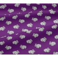 thumbnail image 5 of oneOone Viscose Jersey Fabric Rabbit Block Printed Craft Fabric BTY 60 Inch Wide, 5 of 5