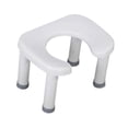 thumbnail image 4 of jifeng Toilet Stool Easy Storage Squatting Potty Heavy Duty Portable Bathroom Stool White L, 4 of 9