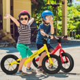 thumbnail image 4 of Costway 12 Inch Toddler Balance Bike No Pedal Training Bicycle with Inflatable Rubber Tires Yellow, 4 of 10
