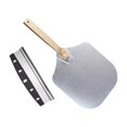 thumbnail image 3 of DOLITY Pelote de Pizza Professionnelle Largeur 12 Pouces Palette Tournante Portable pour Pizza, 3 of 9