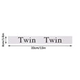 thumbnail image 1 of Twin Bed Sheets Elastic Bed Sheet Organizer Bands Alphabet Sheet Sorting with Storage Wardrobe Sorting Elastic Labels Bed Sheet Set, 1 of 7