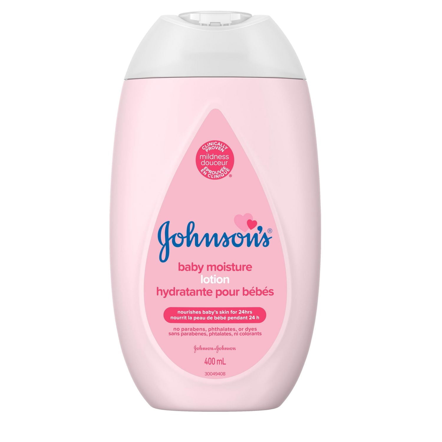 Johnson’s Baby Lotion - Coconut Oil Body Moisturizer - Dry Skin - Baby Skin Care Product - 400 mL, Fragrance Free