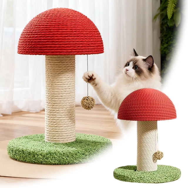 Natural Sisal Rope Cat Scratching Board for Indoor Play and Exercise to Feline Stress in Your Living Room