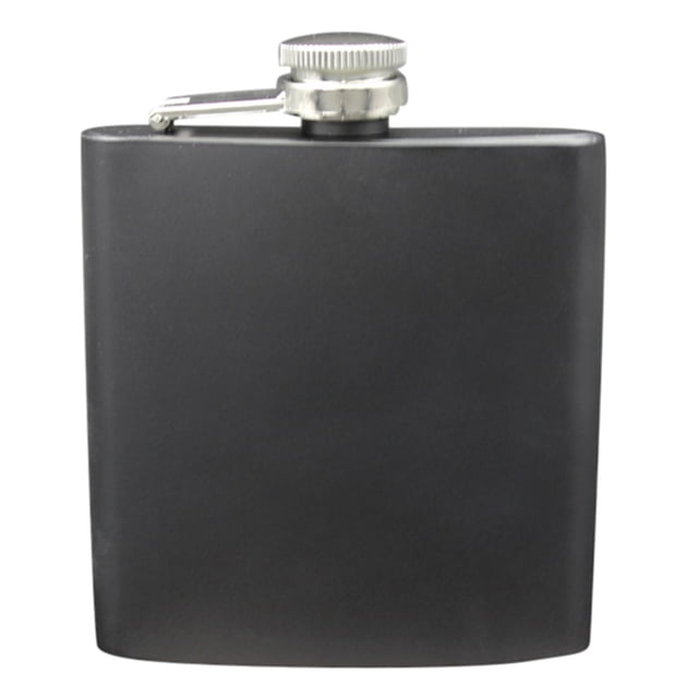 Stainless Steel Pocket Hip Flask Whiskey Liquor Screw Cap 6