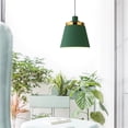 thumbnail image 3 of Hanging Lamp Plug In Dining Room Metal Green Bathroom Pendant Lights Plug In Chandelier Lighting With Long Cord, 3 of 4