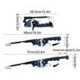thumbnail image 3 of Chmadoxn Tools&Home Improvement Portable Foldable Outdoor Throwing Rod Integrated Wheel Fishing Rod a pole, 3 of 9