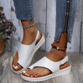 thumbnail image 3 of Women‘s Beach Gladiator Flat Sandal Slippers Buckle Open Toe Thong Sandals, 3 of 9