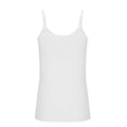 thumbnail image 4 of RKSTN Womens Tops Plus Size Sleeveless Fashionable Solid Color Crew Neck Seamless Shaping Tummy Control Spaghetti Strap Shirts Spring Summer Outdoor Wear Style, 4 of 7