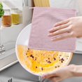 thumbnail image 4 of RKSTN Face Washcloth Solid Color Striped Yarn Soft Absorbent Towel Towel Face Wash Towel Four Sets, 4 of 5