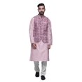thumbnail image 1 of Atasi Indian Traditional Kurta Churidar Pajama Set With Nehru Jacket For Men, 1 of 3