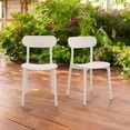 thumbnail image 2 of Chaises empilables Patioflare, crème, lot de 2, 2 of 8