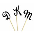 thumbnail image 2 of Darling Souvenir| Custom Initials Wedding Cupcake Toppers| Personalized Party Dessert Decorations - Pack Of 20, 2 of 3