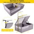 thumbnail image 3 of Aivituvin Tortoise House Habitat Enclosure Turtle Cage for Small Animals, 3 of 10