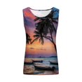 thumbnail image 4 of lSLJS Débardeur à Imprimé Floral pour Femmes, Col Rond, Sans Manches, Tunique à Blocs, T-Shirt, Hauts; Débardeurs pour Femmes, 4 of 5